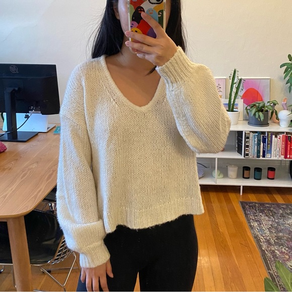 Madewell Balloon Sleeve Sweater - Picture 1 of 4